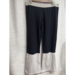 Lululemon Womens Black Regular Fit Low Rise Activewear Wide Leg Yoga Pants Sz ?